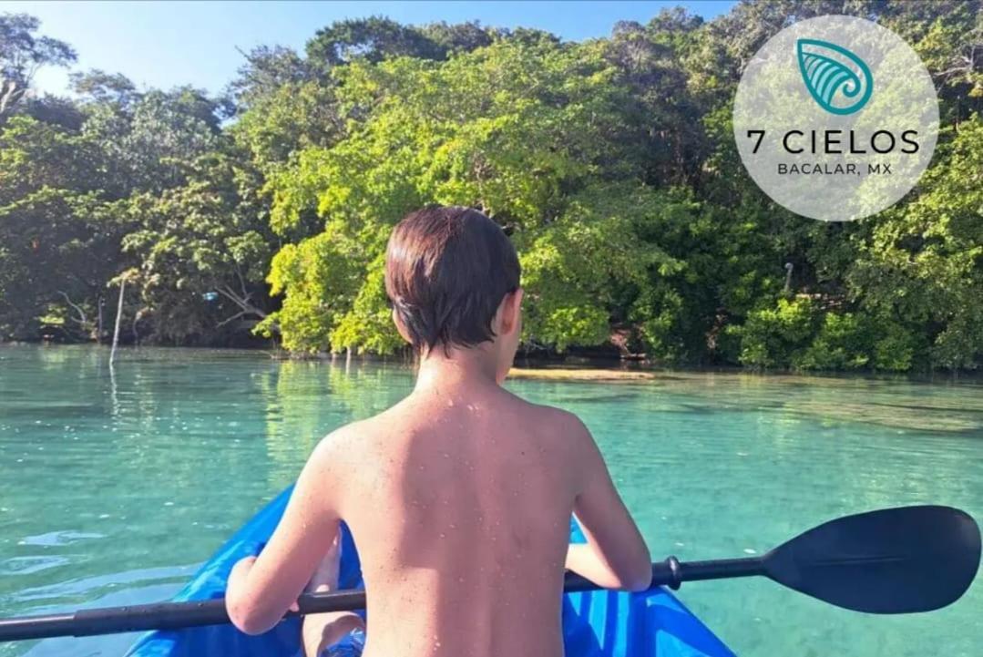 7 Cielos Bacalar. ภายนอก รูปภาพ