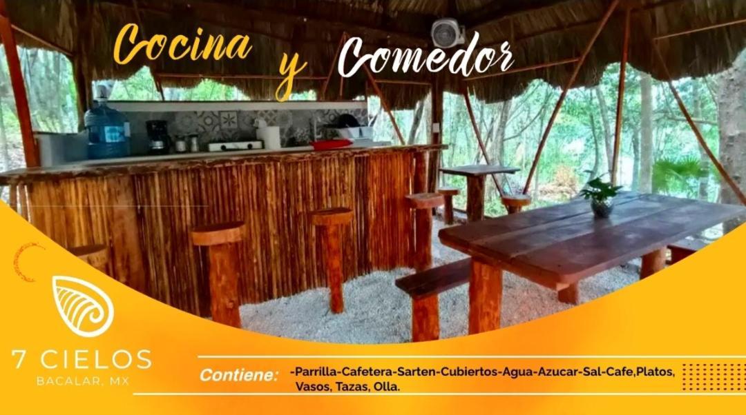 7 Cielos Bacalar. ภายนอก รูปภาพ